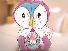 Piplup On The Culo of Bulma !Pokemon and dragon ball anime Hentai ( Animation 2d fucky-fucky )porn