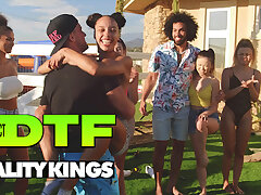 Steaming Pornstars Have A Naked Relay Race Before Beating The Pool For A Raw Intercourse - Reality Kings