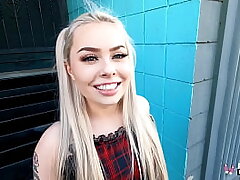 Real Nubiles - Sexy Towheaded Haley Spades Got Boned On Her First Porn Casting