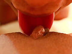 Close up Cuni Phat clit eating until Climax Point of view Khalessi 69