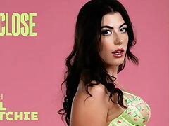 Delicious Naturally Stacked Dark haired Damsel Ritchie Loves Being Raunchy Dominated!