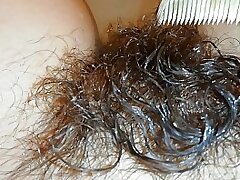 Supah wooly pubic hair fetish vid wooly vagina underwater in close up