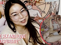 Ersties - Uber-cute Honey From China Rubs Her Trimmed Labia Before Capturing a Fuck stick