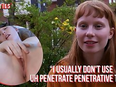 Ersties - Sexy Ginger-haired Masturbates While We Get to Observe