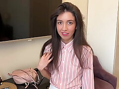 A classmate caught me masturbating off to her photos, but we solved this problem by having sex!