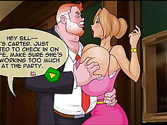 Cassie Cannons 6 The Office Wife. In front of dork spouse fellah fucked in next room, under the desk suck man rod ArtiSex4