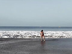 Stepmother asks her StepSon to have a Nude Beach PhotoSession