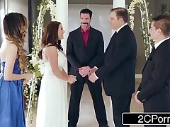 Killer Cheating Bride Angela Milky Enjoys Anal