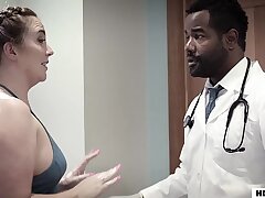 Dark-hued Doc ass-fucked his favourite patient