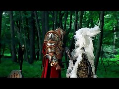 Gametusy fantasy series pornography parody trailer - Fallen Angel and Palasin costume boink