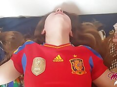 Spaniard Horny Teen helps him to lost his virginity ( Internal cumshot )