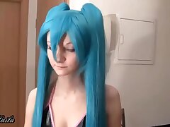 ADOLESCENTE ALEMÃO FODA-SE COMO MIKU HATSUNE COSPLAY SEXO COM FACIAL Pornography