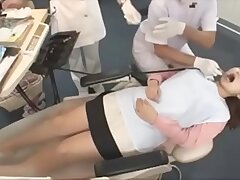 Asian EP-02 Invisible Guy in the Dental Clinic, Patient Massaged and Fucked, Action 02 of 02