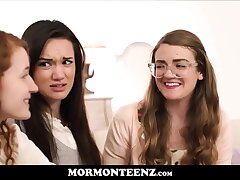 4 Mormon Teenage Stepsister Wives Orgasm Together After Plea