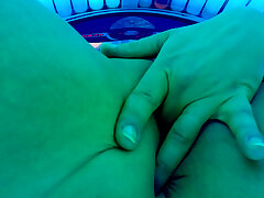 SweetLucy69 Caress my Steaming cooter on Solarium