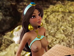 Disney Futa - Raya gets creampied by Jasmine - 3 dimensional Porno