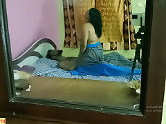 Steaming gonzo milf bhabhi deep throating devor dick but his jizz-shotgun going down!! real raunchy hook-up