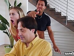 BANGBROS - Young Haley Reed Fucks Boyfriend Behind Her Dad’s Back