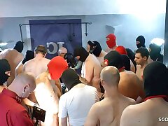 Vag Utter of Man-cream - German Creampie Mass ejaculation Gang-fuck