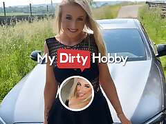 Taiga LaLoca Gets More Than A Van Rail While She Hitchhikes She Gets A Big Blast On Her Pussy - MyDirtyHobby