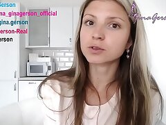 Gina Gerson , homevideo, interview, for fans, answer questions part 4, pornstar