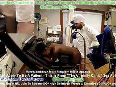 Cherry Rina Arem Gets Deflowered In A Clinical Way By Medic Tampa As Nurse Stacy Shepard Watches, Helps The Deflowering