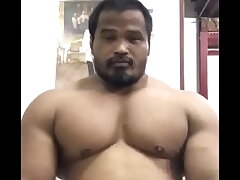 Enormous thai bull [tags: muscle, bodybuilder, Asian, beefy, massive, thick, pecs, pec flexing, pec bouncing, chest, posing, flexing, hunk, muscular, off season]