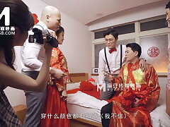 ModelMedia Asia-Lewd Wedding Scene-Liang Yun Fei-MD-0232-Best Original Asia Sex Movie