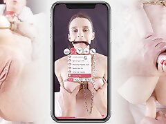 Rough Bondage & discipline mobile Game with Pauline Cooper. Decide what to do her next !