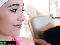 TeamSkeet - Big-chested Small Teen Gets Her Panties Ripped And Taut Vag Boned By Stepbro's Phat Jizz-shotgun