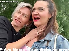 Ava Moore - Fucked By 2 Dark-hued Folks In The Woods With A Milf - REALITY Pornography