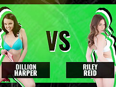 TeamSkeet - Battle Of The Stunners - Riley Reid vs. Dillion Harper - Who Wins The Award?