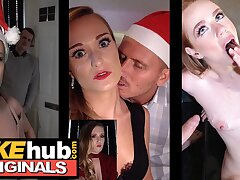 Christmas School Building Soiree gets out of manage when teenagers commence nailing each other - cuckold sandy-haired girlfriend