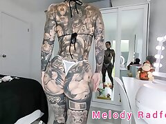 Micro Bikini And Lace G Cable Try On Drag Petite Punk Fitness GYM Cougar Manga porn Tatts Melody Radford