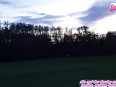 german fledgling latina teenager at private outdoor fuck pov
