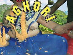India boy kneaded aghori mata totally satishfaction
