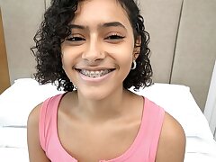 This Puerto Rican has AMAZING boobies and a chubby shaven pussy