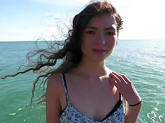 Monster Cock Wreck Puny Furry Ass 18yo Luna with Bod Weight of Only 35 kilograms and Jizz on Mouth VG110