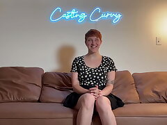 Audition Curvy: Good-sized Titty Art Bitch Tries Out For Pornography