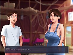 Summertime saga - The nurse helped Johannes