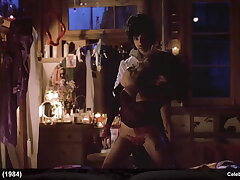 Apollonia Kotero sans bra and lingerie softcore gigs