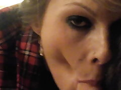 Deepthroat dick blonde amateur cougar from HOREReu