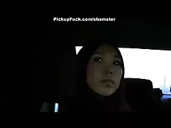 Night pick up pulverize with japanese chick