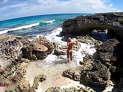 OMG! Witness IT! Tourist Made a Movie Of A Doll Milking Near the Sea!