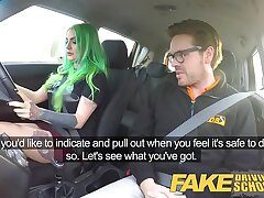 Faux Driving College Wild ravage rail for tattooed busty yam-sized ass hotty