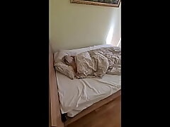 Spouse left to work and asked his buddy to wake up wifey who was still in sofa