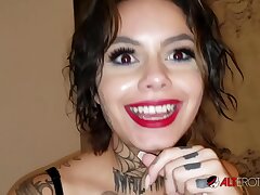 Genevieve Sinn fucked after getting a face tattoo
