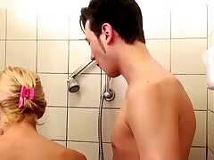 German Step-Mom help Sonnie in Bathroom and Lure to Fuck