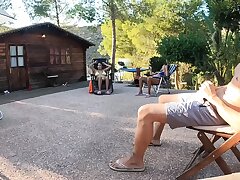 Showing My Fuck-stick to My Girlfriend and Her Greatest Mate to Get a Great Blowage