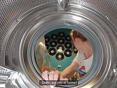 Step Sister in law Got Stuck Again into Washing Machine Had to Call Rescuers